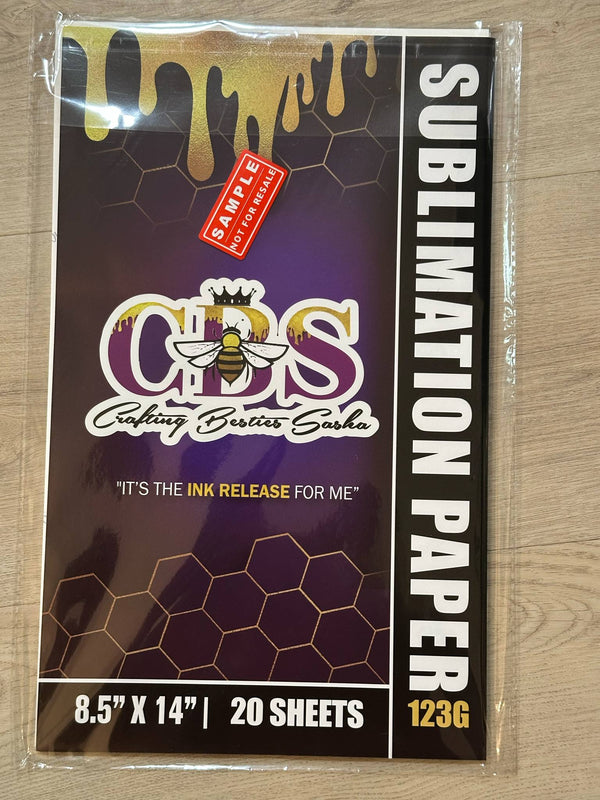 8.5x14 Sublimation Paper Sample Packs
