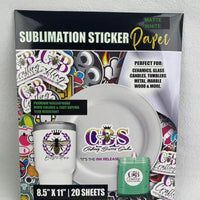 Sublimation Sticker Matte | Crafting Besties Sasha ®