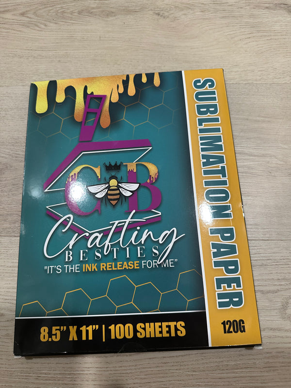 Teal Sublimation Paper120g| Crafting Besties ®| 8.5x11