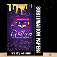 Sublimation Paper 123g| Crafting Besties ®| 13x19