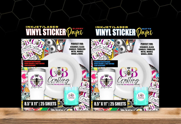 Vinyl Sticker Paper | Crafting Besties Sasha | Waterproof